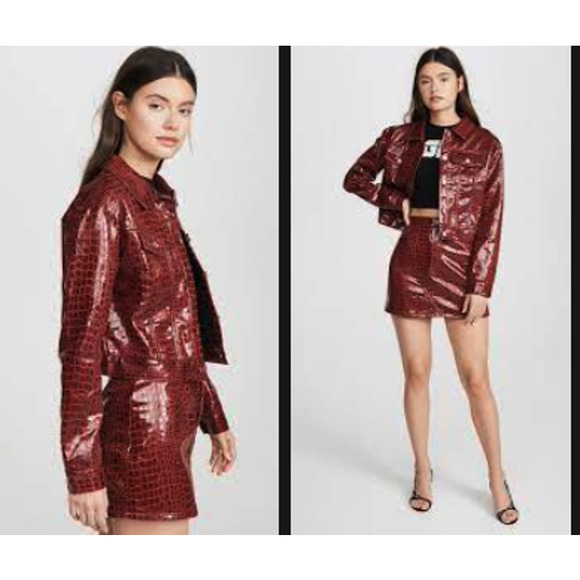 Red Croc Jacket NWT - Picture 2 of 8